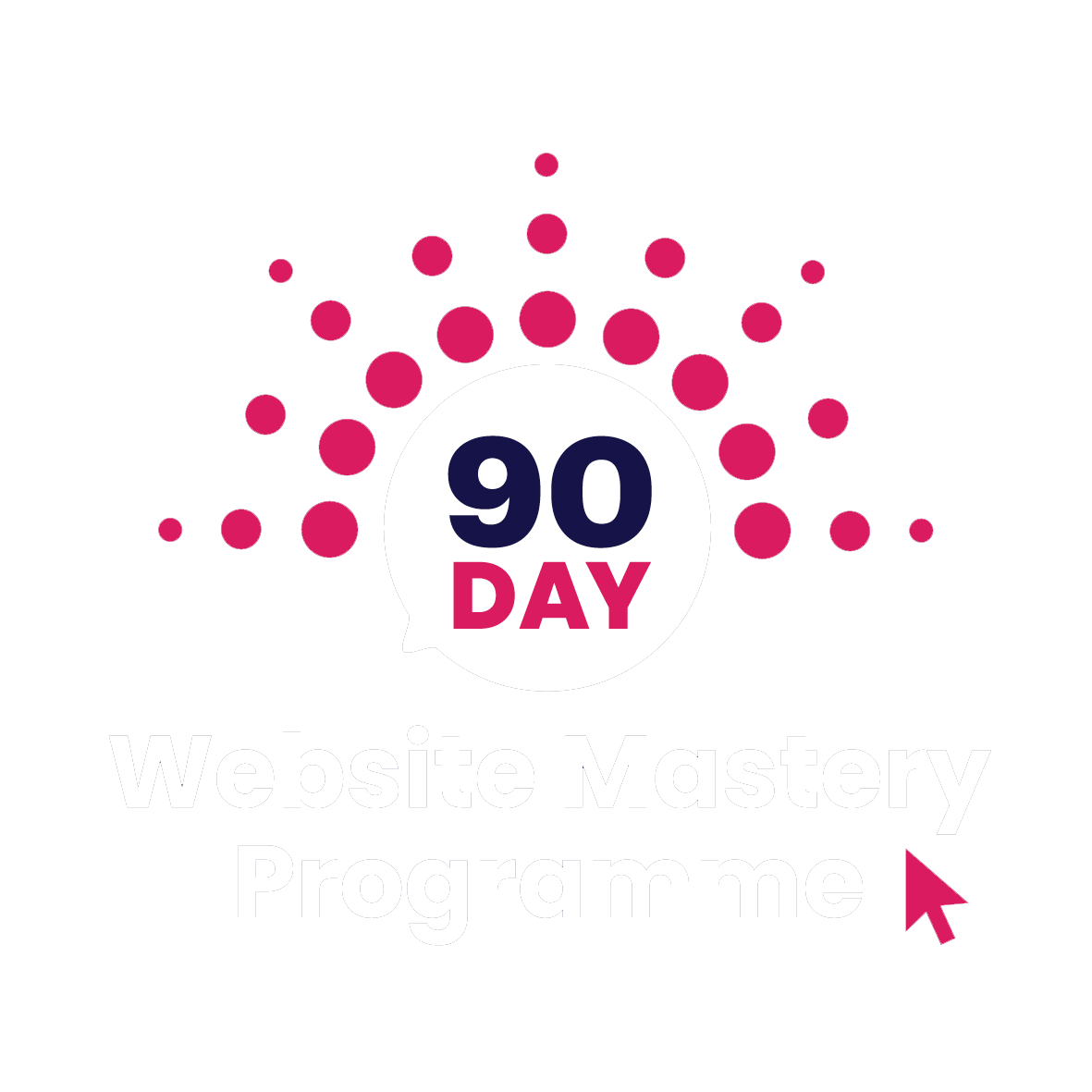 90 day website mastery logo stacked 300dpi2